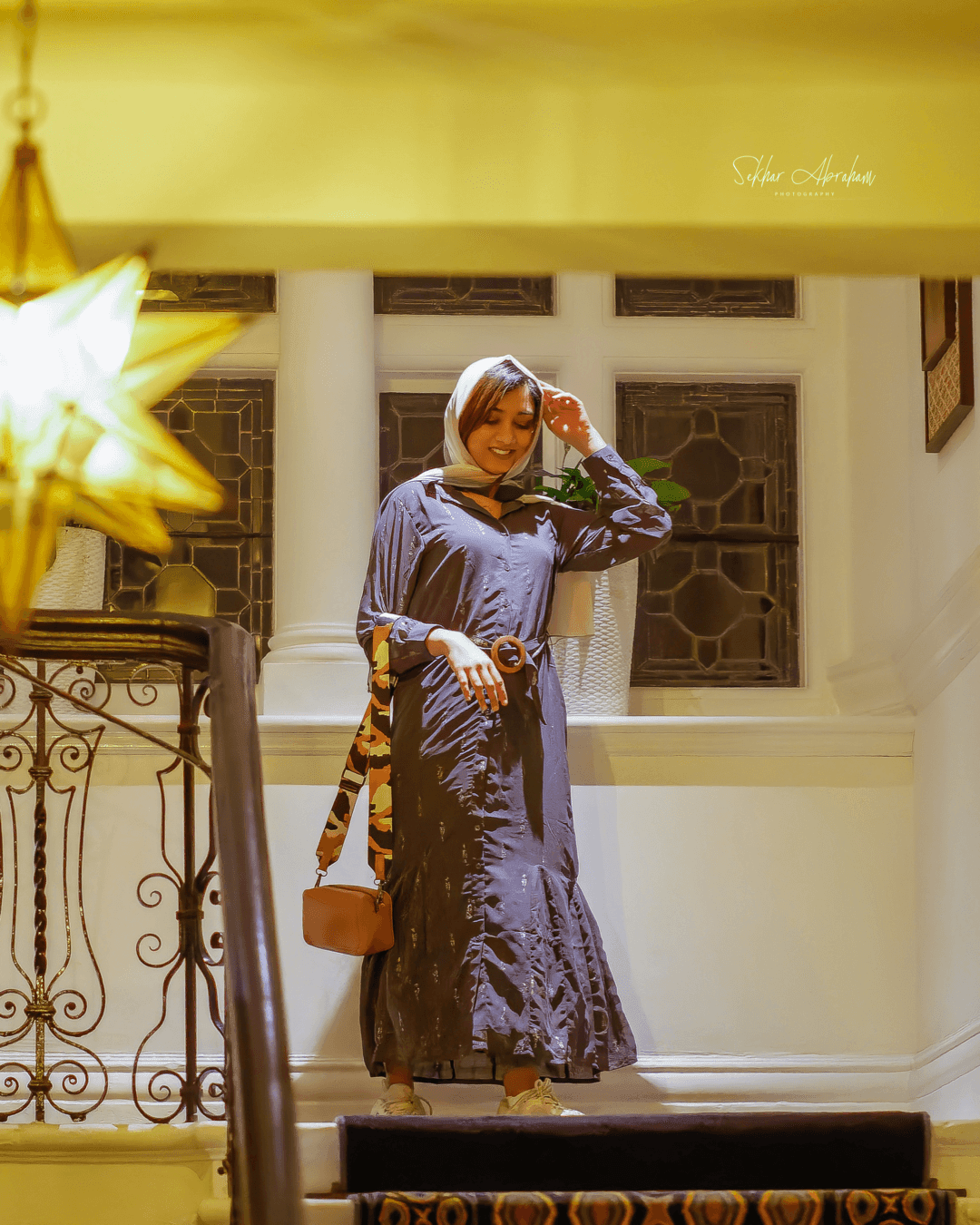 Ash Print Maxi Dress (GBF8003B) - G O O S E B E R Y®