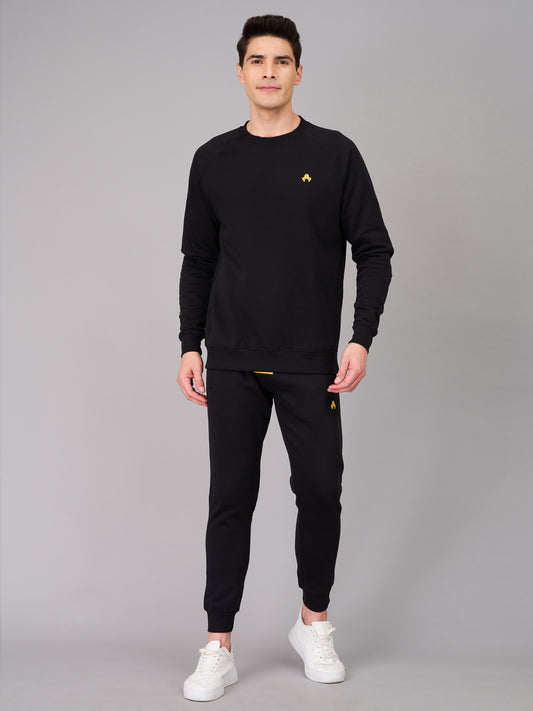 Men Black Co-ord Set (GBSWST2907)