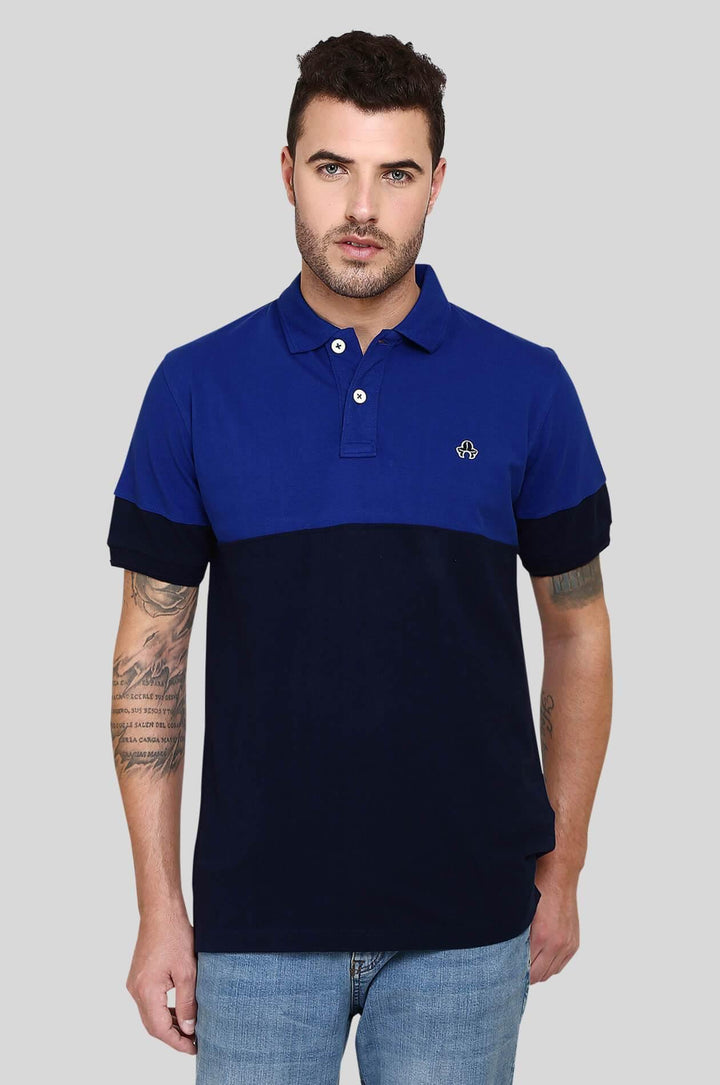 Blue Polo T-Shirt for Men (UVA BLUE) - GOOSEBERY