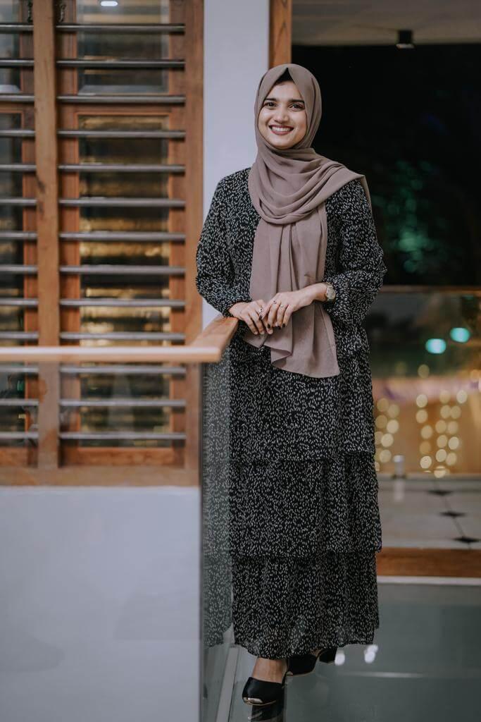 Black and White Polka Dot Maxi Dress (GBF8005A) - G O O S E B E R Y®