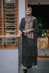 Black and White Polka Dot Maxi Dress (GBF8005A) - G O O S E B E R Y®